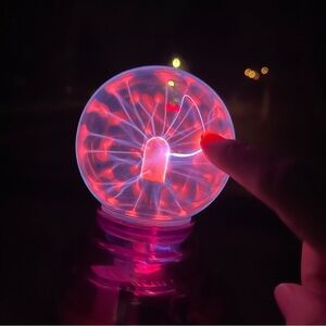 Lite Glow Light Fusion Plasma Lamp⚡ Sound Activated 12V Car Neon Sphere 2002 NIB
